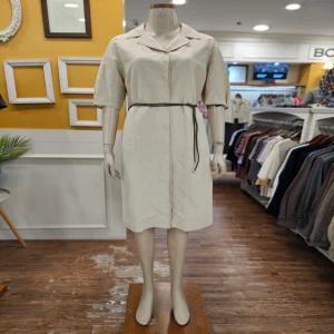 [BCBG]BCBG 오픈형 카라 원피스 B6B4O633