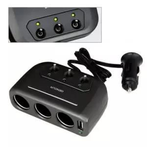 시거잭 멀티소켓 3구 USB 스위치 12V 24V