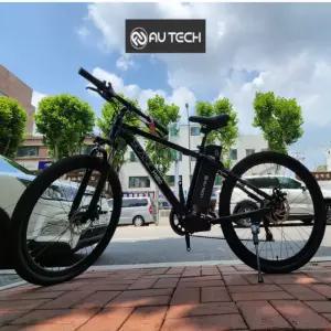 AU테크 스카닉 M180 36V 350W MTB 산악용 전기자전거(가방+포터블 배터리)