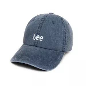 LEE 스몰 트위치 로고 피그먼트 볼캡 블루 LE2503CA02BL