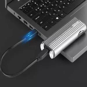 [제이큐]넷메이트 M.2 NVMe 외장 SSD 케이스 SSD미포함 S-390 외장SSD 썬더볼트외장