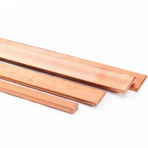 1pcs 새로운 99% 순도 구리 스트립 두께 10mm 금속 T2 바 플레이트 20x200mm DIY CNC