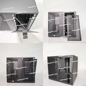 풀하이트 PCIe 슬롯 MATX 마더보드 8베이 NAS 섀시  사기타리우스 파워 서플라이용 백플레인 포함 서버 케