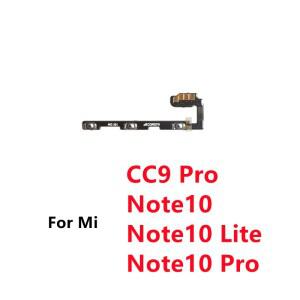 Xiaomi Mi Note 10 Pro Lite / CC9 전원 켜기 끄기 버튼 볼륨 측면 키 플렉스 케이블 교체 부품