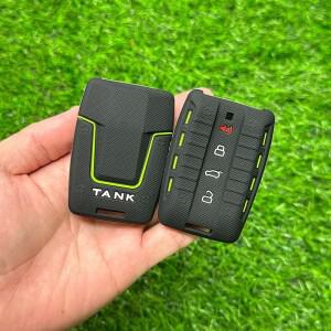 자동차 링 실리콘 키 커버 케이스 GWM TANK 300 4 버튼 1개