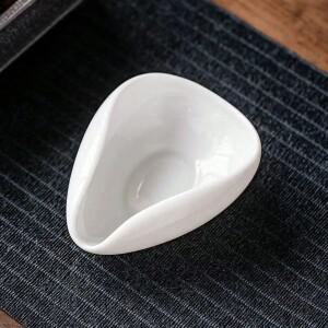 Leeseph 커피 콩 도징 컵  퓨어 화이트 세라믹 차 및 용기  맞춤 OR 최고의 선워터