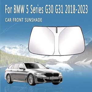 자동차 앞 유리창 차양막 열 차단 햇빛 가리개 여름용 액세서리 BMW 호환 5 시리즈 G30 ~