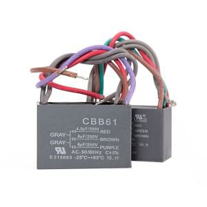 CBB61 천장 팬 커패시터 4.5UF+6UF+5UF/4.5UF+6U+6U/5UF+5UF+5UF/4UF+4UF+2.5UF/4UF+6UF+5UF 5선 5단 시동