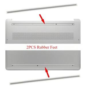 HP 15S-FR 15-DY TPN-Q222 노트북 하단 덮개 표면 고무 피트 스트립 용 2PCS 패드