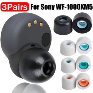 소니 호환호환 WF-1000XM5 교체용 메모리 폼 이어버드 팁  소음 차단  미끄럼 방지  노이즈 캔슬링 이어플