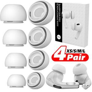 Airpods Pro 1/2용 교체용 이어버드 팁 실리콘 이어폰 보호 커버 Pods 소음 감소 패드