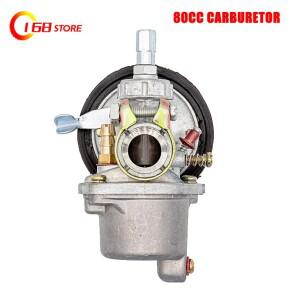 49cc 60cc 기화기 2 스트로크 엔진 전동 자전거 카브 Carby 바이크 오토바이 부품 용 에어 필터가있는