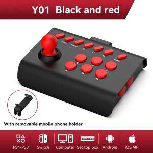 HOT BSP-Y01 스위치/PS3/PS4 아케이드 게임 로커용 블루투스 무선 2.4G 컨트롤러 (TV  PC  IOS  안드로이드