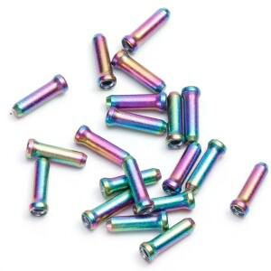 20-200Pcs 자전거 와이어 엔드 캡 알루미늄 합금 컬러 디레일러 시프터 케이블 팁 교체 사이클링 장비 액세