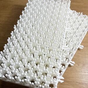 맞춤형 40cm×20cm 니들 버섯 모양 건조 스키 매트, 일체형 스노우보드 훈련 연습 보드