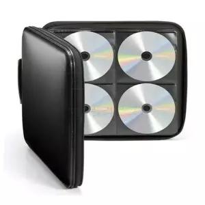 [제이큐]산와서플라이 세미하드 CD DVD 케이스 160매 블랙 정리케이스 DVD보관 D