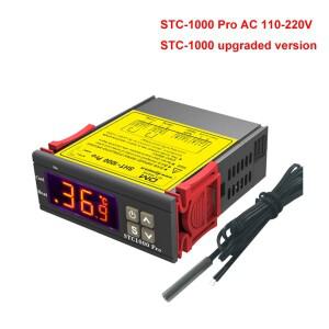 디지털 온도 컨트롤러 조절기 인큐베이터 릴레이 LED 10A 가열 냉각 STC-1000 Pro 110V 220V