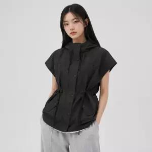 막스마라 26FW 오리가노 ORIGANO 오버사이즈 경량 패딩 베스트 블랙 2625296021 001