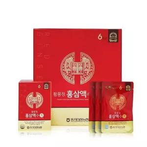 {백화점 상품} [풍기인삼] 황풍정 6년근 홍삼액 수 70ml x 30포 521762