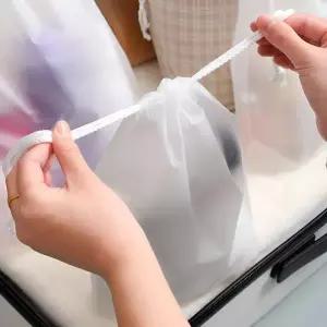 여행파우치 방수 조리개 파우치 복조리 가 반투명