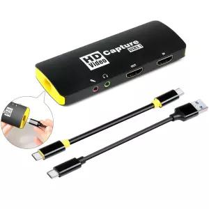 미라박스 게임 캡처 카드 USB3.1 타입 C HDMI 1080P 60FPS HD 오디오 비디오 장치 CamLink for PS4 Switch