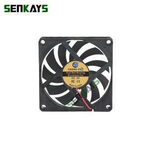 듀얼 볼 베어링 8010 80MM 80*80*10MM DC 5V 12V 24V 초박형 USB 냉각 팬 컴퓨터 CPU 노트북 2pin