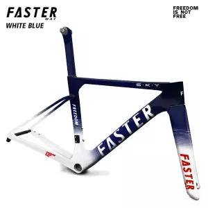 자전거프레임 2026 페인팅 FASTERWAY Freedom Rain Frameset 포크 시트 포스트 클램프 헤드셋 핸들 바 32C