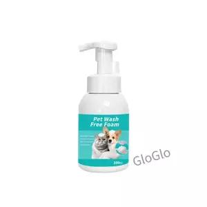 개를위한 천연 워터리스 드라이 샴푸 폼 고양이 린스 없음 청소 냄새 제거 저자 극성 300ml 여행 인 애완