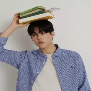 [국내정품] 빈폴 BEANPOLE 시어서커 깅엄 체크 셔츠 블루 BC6364C19P