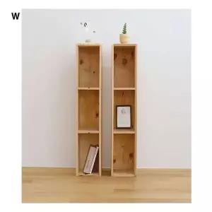 고급 삼나무슬림 DIY3단책장
