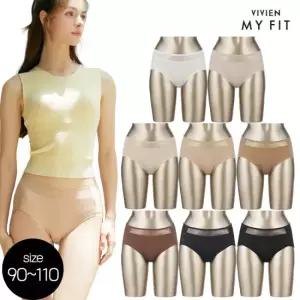 방송히트비비안 마이핏 7차 빅사이즈 속건 편안한 파워넷 맥시 팬티 8종~110사이즈