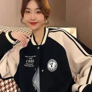 점퍼 자켓 JP 여성 캐주얼 야구점퍼 여유핏 여자 블루종 봄 가을