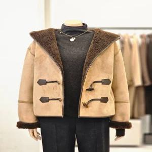 [시슬리]시슬리 리버서블 후드 인조 무스탕 SALE36461 BR