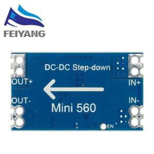 고효율 출력 3.3V 5V 9V 12V 5A mini560 스텝 다운 DC-DC 컨버터 전압 레귤레이터 벅 안정화 전원 공급 장