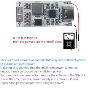 QC PD 고속 충전용 USB C-DC 부스트 컨버터 6V 8.4V 9V 12V 스텝업 전원 공급 장치