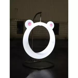 LED 달스윙 야외 그네  조명 인테리어 스윙체어 포토