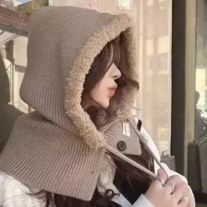 넥워머 바라클라바 후드목도리 머플러 워머 개별포장 방한용품 니트 모자 뽀글이