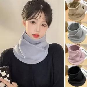 넥워머 간편 겨울 워머 용품 똑딱이 여자 겨울 여성 여성 남성 방한 폴라 목도리