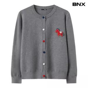 BNX 홀스 패치 컬러 버튼 니트 가디건 (BY1CD001L0)