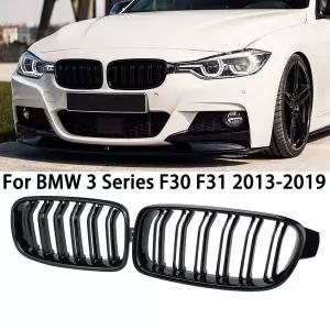 자동차 그릴망 튜닝 BMW 호환 3 시리즈 F30 F31 F35 330d 328i 335i 320d 340i 전면 키드니 그릴 레이싱 20