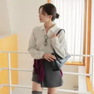 시크라인 XXL까지) 케포렌 카라 래글런 맨투맨 가을 봄 데일리 출근룩 일상룩 베이직 자체제작 빅사이즈