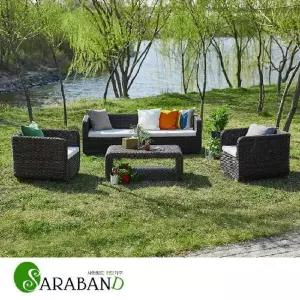 사라방드 스마랑 인조라탄 야외쇼파 풀세트 1A_CB /정원쇼파/카페의자/펜션소파