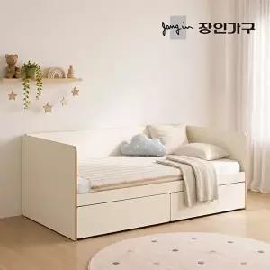 [장인가구](무료) 로빈 어린이 데이베드 서랍형 수납침대 프레임SS+7존포켓