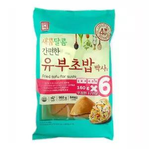 해핑몰 코스트코 한성기업 새콤달콤 간편한 유부초밥 박사 960g12인분 481722