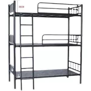 기숙사 3층 침대 학생 게스트 폭 120cm 2m 숙소 숙박 철판 철제