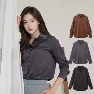 [레이나][레이나] 아델 모던 새틴 블라우스