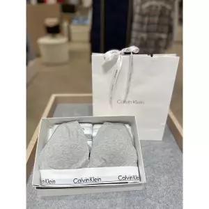 [Calvin Klein Underwear](타임스퀘어점패션관)(선물포장)모던 코튼 트라이앵글 브라렛+2PK 드로즈 커플...