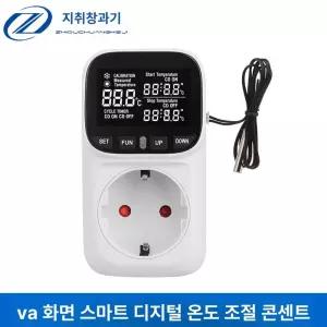 EU 온도 컨트롤러 습도 백라이트 조정기 소켓 가변