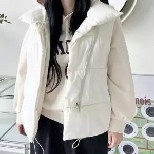 여자하이넥오버핏패딩조끼 패딩조끼(블랙)