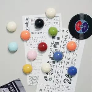 세미볼 파스텔 원형 냉장고자석 5P 세트 (랜덤)